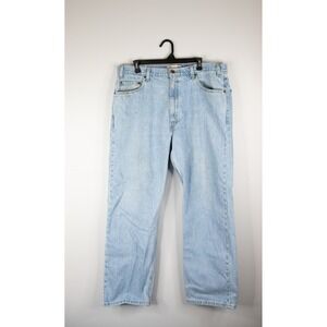 Levi Strauss Signature Jeans Mens 40x30 Light Blue Good Regular Fit Denim